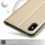 Flipové puzdro so stojančekom pre iPhone XS Max – zlatá