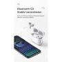 JOYROOM JR-T03S Pro bezdrôtové slúchadlá s bezdrôtovým nabíjaním pre Apple zariadenia - biela