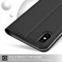 Flipové puzdro so stojančekom pre iPhone XS Max – čierna