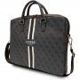 Guess 4G Printed Stripes taška pre MacBook do 16" - sivá