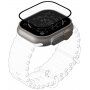 UAG Glass Shield Plus tvrdené sklo pre Apple Watch Ultra 49 mm