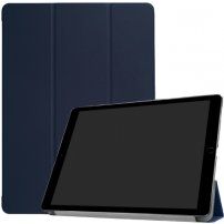 Puzdro z PU kože s funkciou uspania pre iPad Pro 12,9" (2015-2017) - tmavomodré