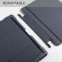 Odolný kryt s klávesnicou pre iPad 9,7" (2017/2018) / Air 1/2 / Pro 9,7" a Pencil – tmavosivá