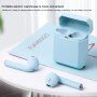 InPods 2 bezdrôtové Bluetooth slúchadlá s nabíjacím puzdrom pre zariadenia Apple - žltá