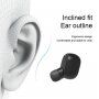 TWS-M1 bezdrôtové Bluetooth slúchadlá s nabíjacím puzdrom pre zariadenia Apple - ružová