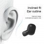 TWS-M1 bezdrôtové Bluetooth slúchadlá s nabíjacím puzdrom pre zariadenia Apple - biela