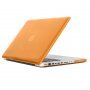 Lesklý transparentný kryt pre MacBook Pro 15" (A1286) - oranžový