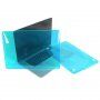 Lesklý transparentný kryt pre MacBook Pro 15" (A1398) - modrý