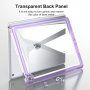 Transparentný kryt pre iPad 9,7" (2017/2018) - modrý