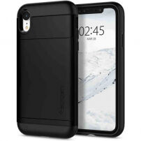 Spigen Slim Armor CS kryt pre Apple iPhone XR – čierna