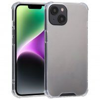 Kryt so zrkadlovým povrchom pre iPhone 14 Plus - strieborný