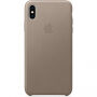 Originálne Apple kožené puzdro pre iPhone XS Max – dymová