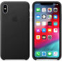 Originálne Apple kožené puzdro pre iPhone XS Max – čierna