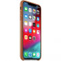 Originálne Apple kožené puzdro pre iPhone XS Max – sedlová hnedá