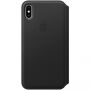 Originálne Apple Folio kožené puzdro pre iPhone XS Max – čierna