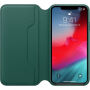 Originálne Apple Folio kožené puzdro pre iPhone XS Max – píniová zelená
