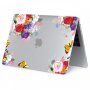 ENKAY lesklý transparentný kryt so vzorom pre MacBook Pro 16" (A2485 / A2780 / A2991 / A3186 / A3403) - ruže