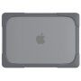 Nárazuvzdorný kryt s vyklápacími nožičkami pre MacBook Pro 16" (A2141) - sivý