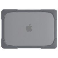 Nárazuvzdorný kryt s vyklápacími nožičkami pre MacBook Pro 16" (A2141) - sivý