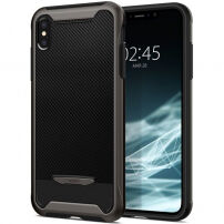 Spigen Hybrid NX kryt pre iPhone XS Max – sivá