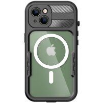 RedPepper nárazovzdorné vodovzdorné puzdro s MagSafe pre iPhone 14 Plus - čierne
