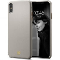 Spigen La Manon Câlin kryt pre iPhone XS Max – béžová