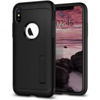Spigen Slim Armor kryt pre iPhone XS Max – čierna