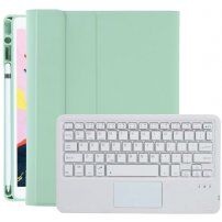 Puzdro s klávesnicou, touchpadom a priestorom na Apple Pencil pre iPad 9,7" (2017/2018) / Air 1 / 2 / Pro 9,7" - zelené