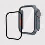 Puzdro v štýle Watch Ultra s tvrdeným sklom pre Apple Watch 41 mm - sivé