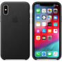 Originálne Apple kožené puzdro pre iPhone XS – čierna