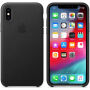 Originálne Apple kožené puzdro pre iPhone XS – čierna