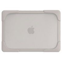 Nárazuvzdorný kryt s vyklápacími nožičkami pre MacBook Pro 13" (A2251/A2289/A2338) - béžový