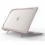 Nárazuvzdorný kryt s vyklápacími nožičkami pre MacBook Pro 13" (A1706 / A1708 / A1989 / A2159) - béžový