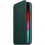 Originálne Apple Folio kožené puzdro pre iPhone XS – píniová zelená