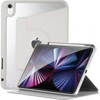Otočné 360° puzdro s priestorom na Apple Pencil pre iPad Air 4 (2020) / Air 5 (2022) - sivé