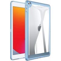Transparentný kryt pre iPad 9,7" (2017/2018) - modrý