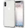 Spigen Liquid Crystal Glitter kryt pre iPhone XS/X – číry