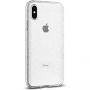 Spigen Liquid Crystal Glitter kryt pre iPhone XS/X – číry