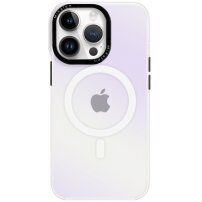 Meňavý kryt s rámčekom okolo šošoviek a MagSafe pre iPhone 14 Pro Max - číry