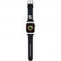 Karl Lagerfeld Karl Head NFT remienok pre Apple Watch Ultra 49mm / 46mm / 45mm / 44mm / 42mm - čierny