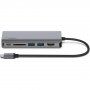 BELKIN 6 v 1 hub 4K HDMI / USB-C PD 3.0 / 2× USB-A 3.0 / RJ45 / SD čítačka s konektorom USB-C pre iPad / MacBook - strieborný