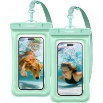 Spigen Aqua Shield Floating A610 vodovzdorné puzdro pre iPhone - 2 ks - mentolové