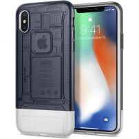 Spigen Classic C1 puzdro pre Apple iPhone X – čierna
