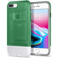 Spigen Classic C1 puzdro pre Apple iPhone 8 Plus/7 Plus – zelená