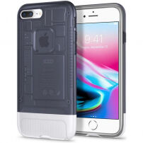 Spigen Classic C1 puzdro pre Apple iPhone 8 Plus/7 Plus – čierna