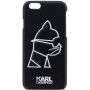 Karl Lagerfeld Head Punk puzdro pre iPhone 6 / 6S – čierna
