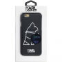 Karl Lagerfeld Head Punk puzdro pre iPhone 6 / 6S – čierna