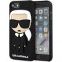 Karl Lagerfeld Karl Body puzdro pre iPhone SE (2020/2022) / 8 / 7 – čierna