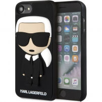 Karl Lagerfeld Karl Body puzdro pre iPhone SE (2020/2022) / 8 / 7 – čierna