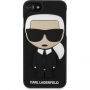 Karl Lagerfeld Karl Body puzdro pre iPhone SE (2020/2022) / 8 / 7 – čierna